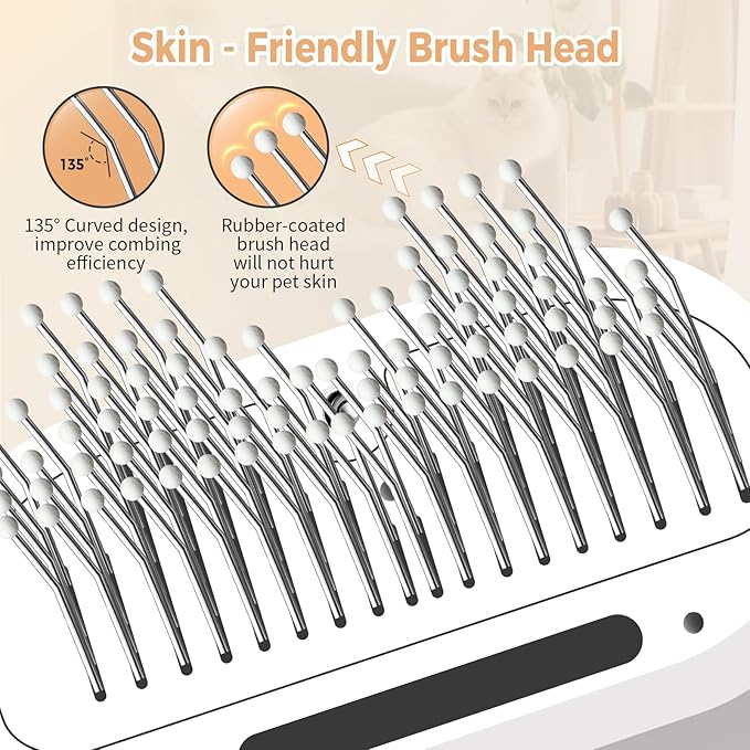 3-in-1 Pet Steam Brush for Cats & Dogs