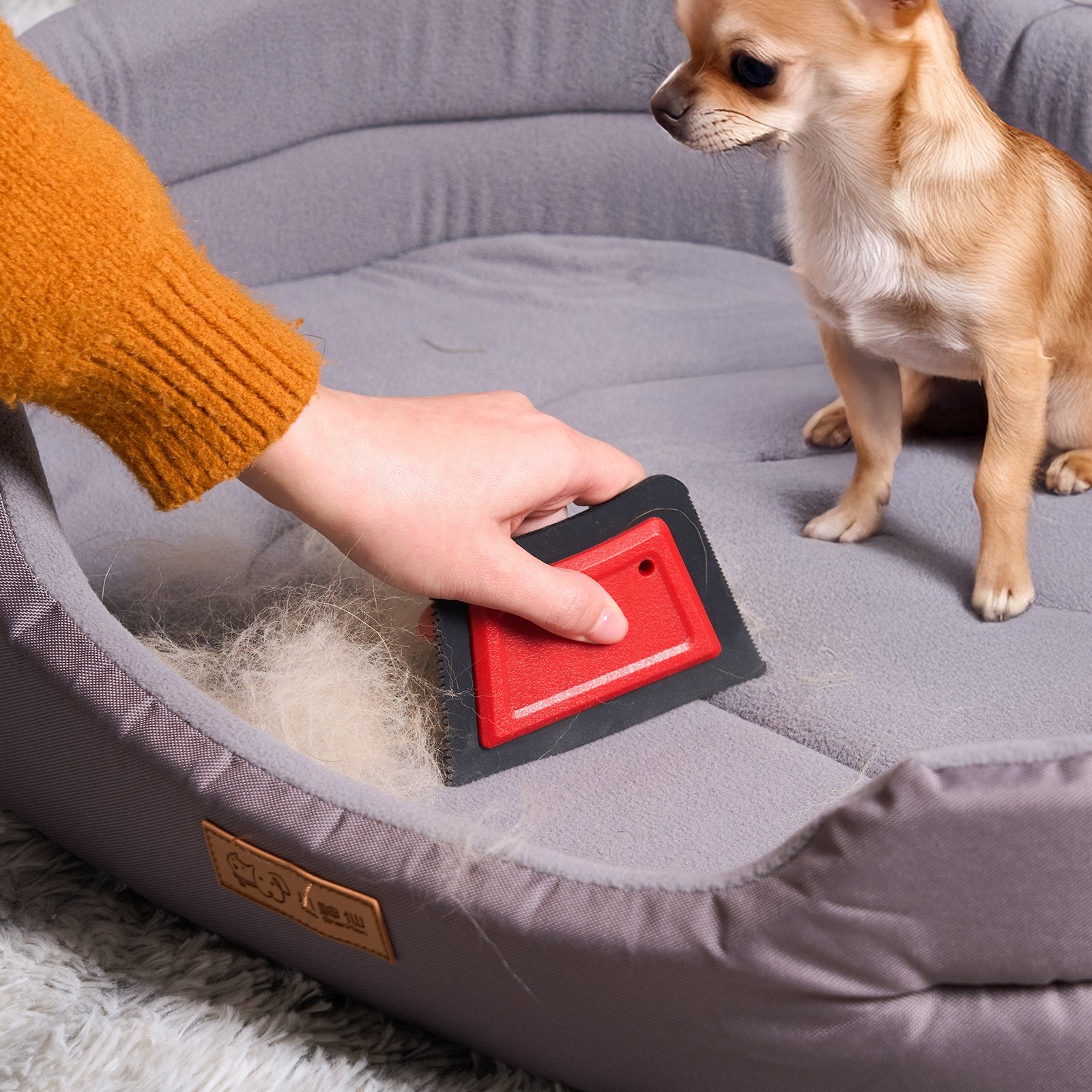 Portable Pet Hair Remover for Furniture & Rugs